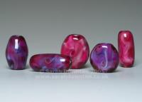 St Ives Swirl Pink and Purple Focal Beads